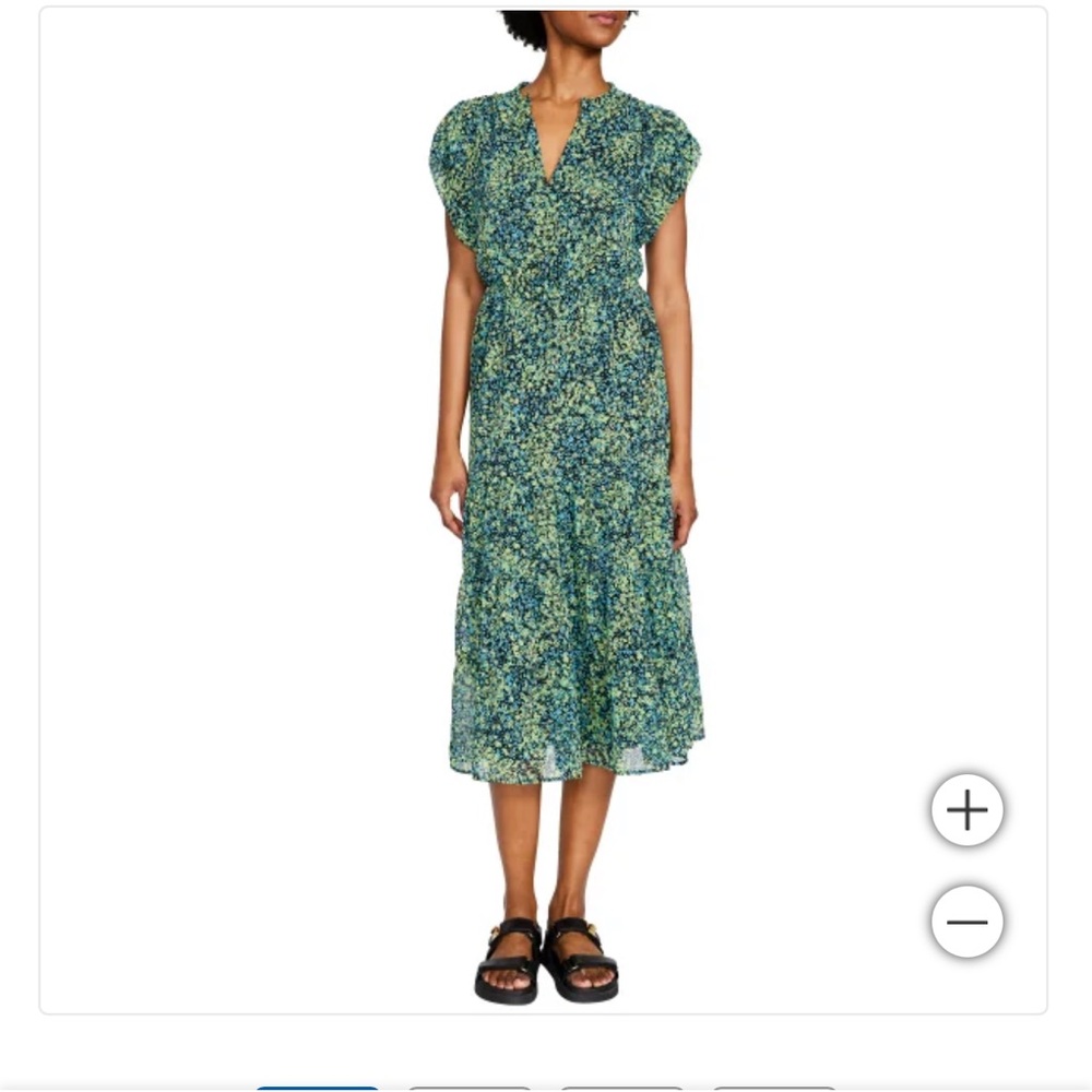 Steve Madden multi color tiered mindi dress nwt